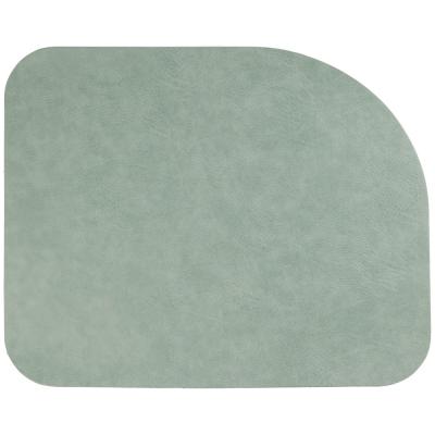 Asa - Set de table cuir vegan organique - Vert menthe