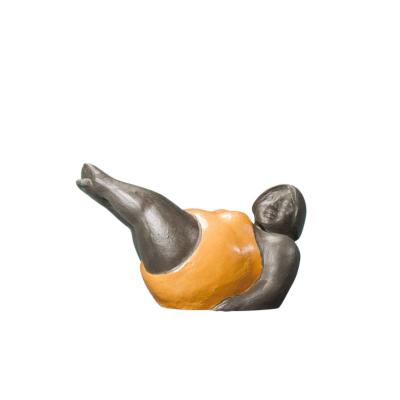 Wanda Collection - Statue femme contemporaine orange - Orange