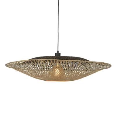 Suspension 1x e27 bambou naturel GOOD & MOJO Kalimantan D.87 cm