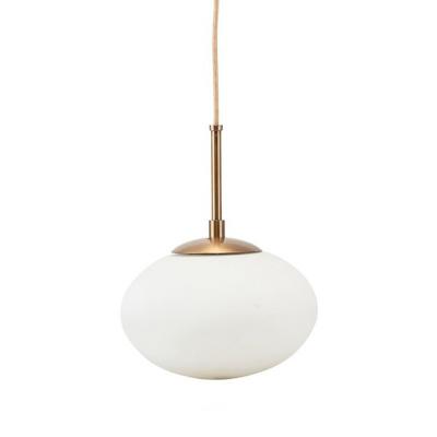 House Doctor Lampe &agrave; suspension opale blanche &Oslash;22cm