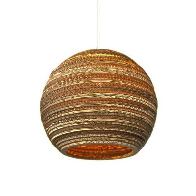 Graypants Moon14 lumi&egrave;re pendentif brun carton &Oslash;36x31cm