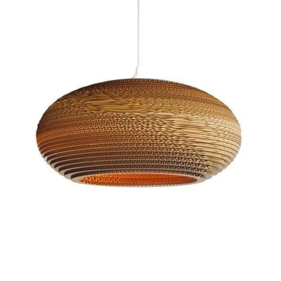 Graypants Disc16 brun clair pendentif carton &Oslash;43x19cm