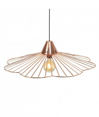 Suspension Kananga - m&eacute;tal filaire coloris cuivre