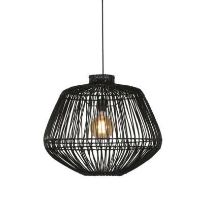 Suspension en rotin MADAGASCAR Noir GOOD&MOJO, h. 50cm Noir Good&Mojo