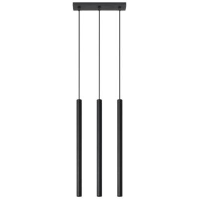 Suspension en acier noir Pastelo 3 - Sollux
