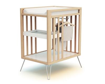 Jurababy - Table &agrave; Langer 2 &eacute;tag&egrave;res Only Scandicraft H&ecirc;tre et Acier