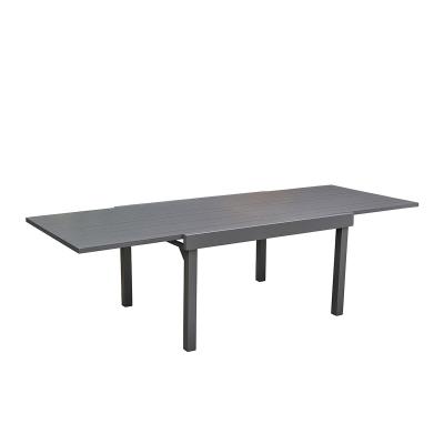 Table de jardin extensible en aluminium gris 6/10 places MODULO
