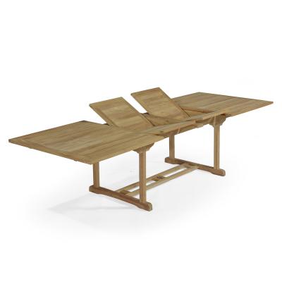 Table Extensible rectangulaire Teck Ecograde Sydney 194/294 x 110 cm