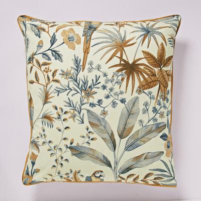Taie d'oreiller 63x63 en coton multicolore