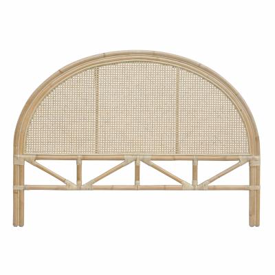 T&ecirc;te de lit 140 cm en rotin naturel - Madya - Beige