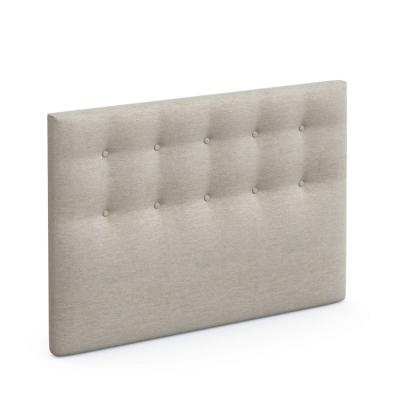 Someo T&ecirc;te de lit d&eacute;co capitonn&eacute;e beige lin - SOMEO 180