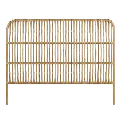 T&ecirc;te de lit en rotin naturel 140 cm - Morph&eacute;e - Marron Clair