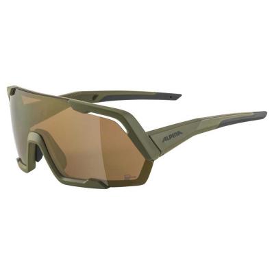 Alpina - Rocket Q-Lite Mirror Cat. 3 - Lunettes v&eacute;lo vert olive