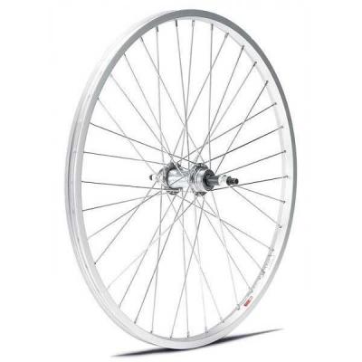 Roue VTT arri&egrave;re jante en aluminium Gurpil Cyber 10 - argent&eacute; - 26