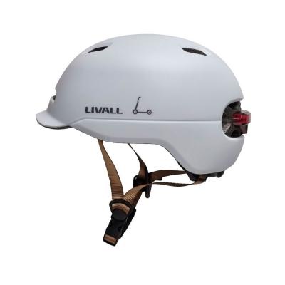 Casque pour trottinette &eacute;lectrique livall c20 blanc m