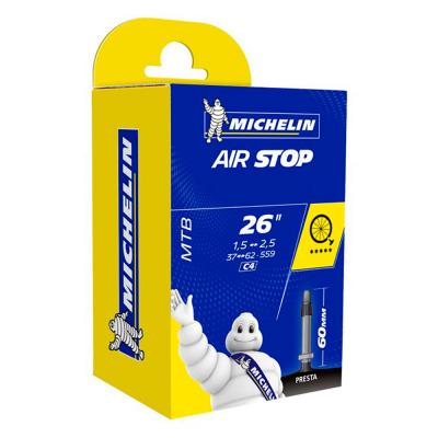 Lot de 10 Chambre &agrave; air Michelin CAA Air Stop - blue/yellow - 48 mm