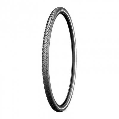 Michelin Protek Rigide Copertone Unisex Adulto, Nero/Reflex, 26 x 1.85