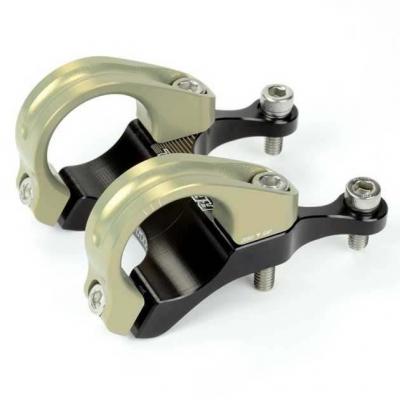 Potence VTT Renthal Integra II Montage direct, Black/Gold