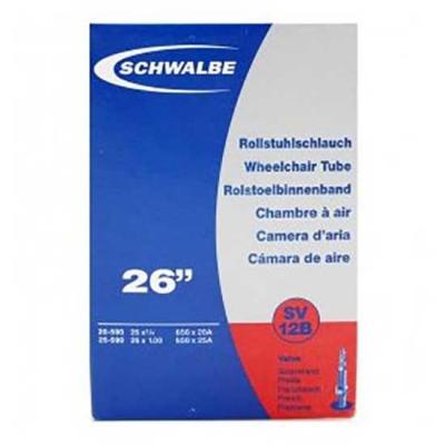 Schwalbe Av12b Schrader 40 Mm Inner Tube Bleu 26&acute;&acute; / 0.875-1.00