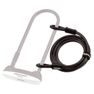Cable antivol avec 2 passants trelock zs150 150 10 150 cm x 10 mm