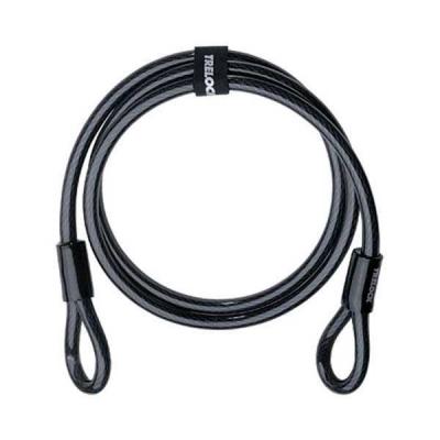 Cable antivol avec 2 passants trelock zs180 180 12 180 cm x 12 mm