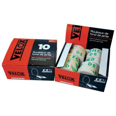Fond de jante Velox coton blanc haute r&eacute;sistance 13 mm (rouleau de 2m