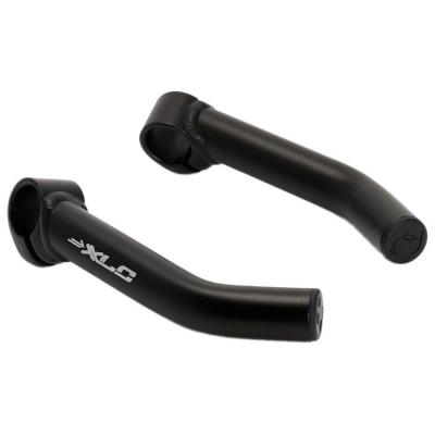 Xlc bar ends noirs coudes be 01 la paire