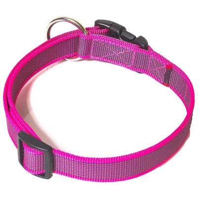 Julius-K9, Collier Color & Gray, 20 mm (27-42 cm), Rose-Gris