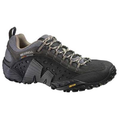 Merrell Intercept, Baskets Basses Homme, Noir ((Smooth Noir), 41 EU