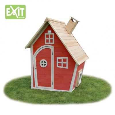 Maisonnette en bois pour enfants Fantasia 100 Rouge Exit Toys Rouge