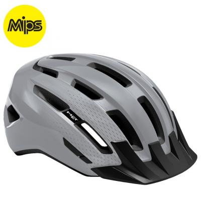 Met Downtown Mips Mtb Urban Helmet Noir,Gris M-L