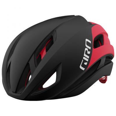 Giro Eclipse Casque de v&eacute;lo pour Hommes, Noir Mat/Blanc/Rouge, L