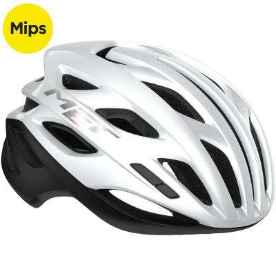 MET - Estro Mips - Casque de cyclisme taille 56-58 cm - M, gris/blanc