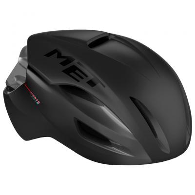 Casque de route MET Manta (MIPS) - L Black/Matte Glossy Casques