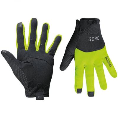 GORE C5 Gants GORE-TEX INFINIUM, 8, Noir/Jaune fluo