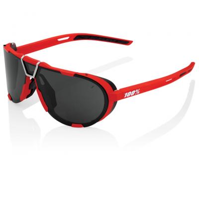 Lunettes de soleil 100 westcraft soft tact noir verres miroir or