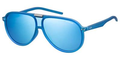 Polaroid PLD 6025/S Sunglasses, 15M/JY Light Blue, 99 Unisex