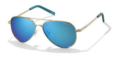 Lunettes de soleil Polaroid Pld 8015/n col. j5g/jy Enfants Pilot Or