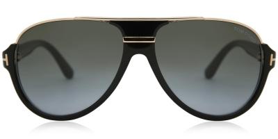 Lunettes de soleil Tom Ford FT0334 DIMITRY Lunettes de soleil, Noir/Vert, 59 mm