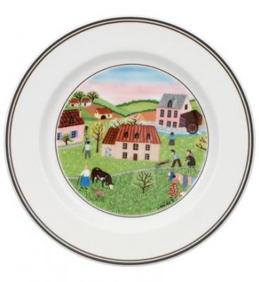 Design Naif Assiette &agrave; pain Moulin Multicolore Villeroy & Boch