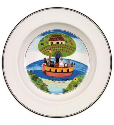 Design Naif Assiette creuse Arche de No&eacute; Multicolore Villeroy & Boch