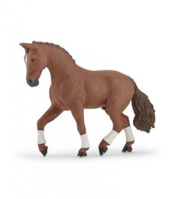 Papo Chestnut Hanoverian Horse Figure Orange