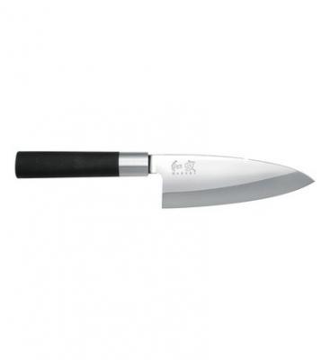 Couteau Deba Wasabi Black 15 cm Noir Kai Europe