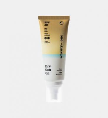 Huile solaire s&egrave;che min&eacute;rale corps SPF30 - Seventy One Percent
