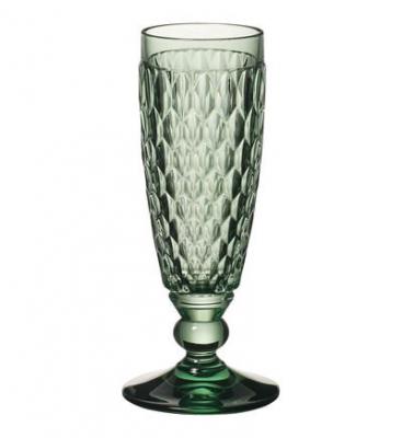 Boston coloured Fl&ucirc;te &agrave; champagne green Vert Villeroy & Boch