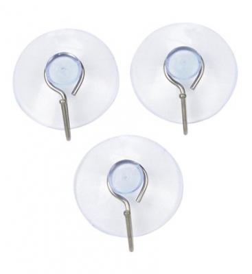 Metaltex 295003&nbsp;&ndash;&nbsp;Lot de 3&nbsp;Crochets &agrave; Ventouse
