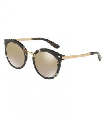 Lunettes de soleil Dolce & gabbana Dg4268 col. 911/6e Femme Ronds Noir