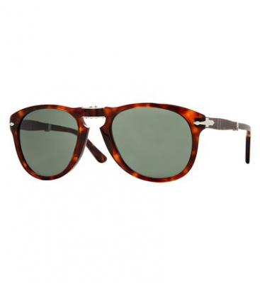 Lunettes de soleil Persol Po0714 folding col. 24/31 Hommes Pilot Havana