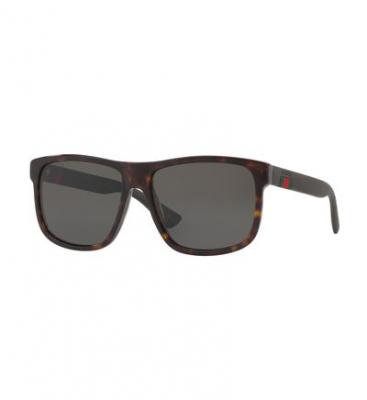 Gucci GG0010S 003 Montures de Lunettes, Marron (Avana/Grey), 58 Homme