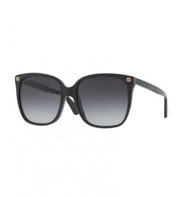 Gucci Lunettes de Soleil GG0022S Black/Grey Shaded 57/18/140 femme